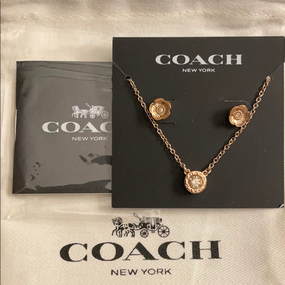 Coach - Necklace & Earring Set